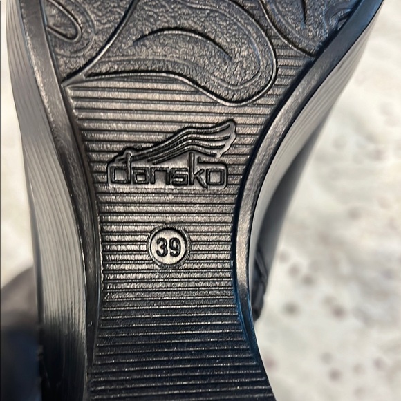 Dansko Faith Wedge Boot - Black Leather - Picture 8 of 8